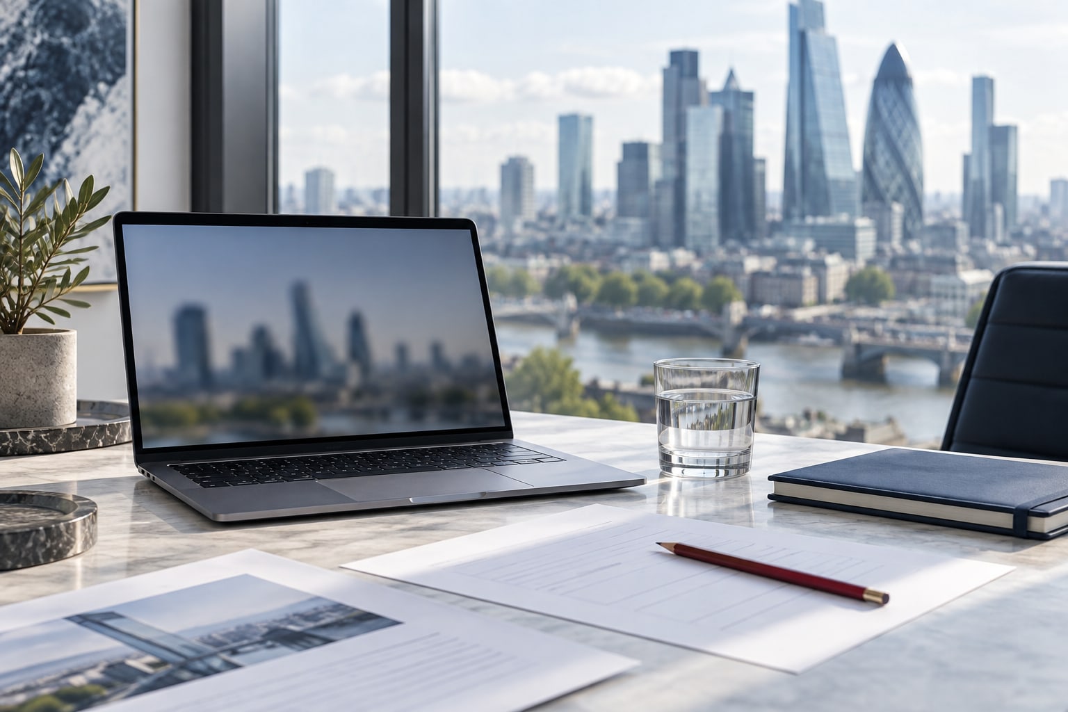 Market research workspace — conceptual illustration